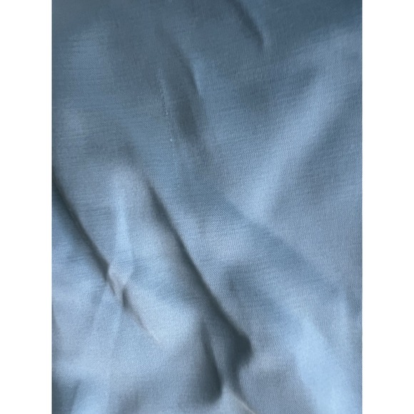 Abercrombie and Fitch One Shoulder Satin Knotted Midi Dress Small TALL Blue - Picture 10 of 11